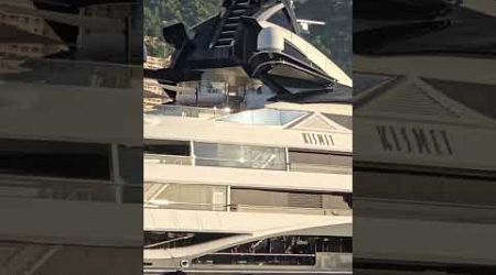 Luxury Superyacht KISMET Leaving Monaco Harbor | $300M Yacht