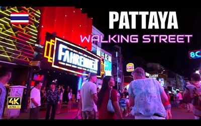 Explore PATTAYA Bech road and Walking street nightlife Thailand