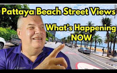 Pattaya Thailand Motorbike on Pattaya Beach Road What&#39;s Happening Now