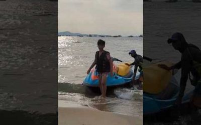 Water Bike Ride In Pattaya #thailandtravel