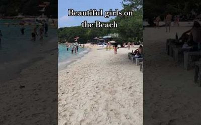 Koh Larn Beach Walking Video 4k | Coral Island Pattaya, Thailand #vlog #travel #pattaya #beach