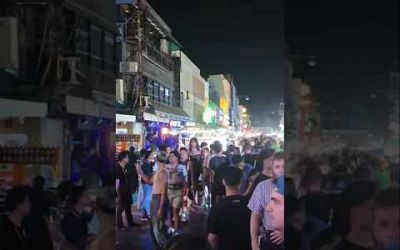 Best Nightlife place in bangkok | Khaosan Road #bangkoknightlife #thailandnightlife