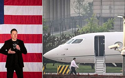 Flight logs show Elon Musk's private jets are busy hitting swing states as he campaigns for Trump