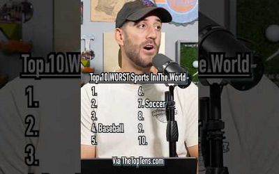 The 10 Worst Sports In The World! Can You Guess? #shorts #sports #worst #guessinggame #top10