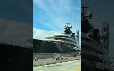 SuperYacht “Kismet” in Jacksonville #shorts #usa #travel #yachtlife #yacht