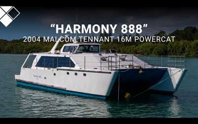 2004 Malcom Tennant 16m Powercat &quot;Harmony 888&quot; For Sale with The Yacht Sales Co. Incorp MHS