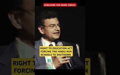 Anand Ranganathan on Right to Education Act, reservation in Hindu Schools &amp; Christian conversions