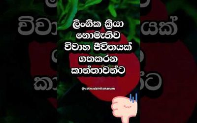 දන්නවද එයාලගෙ ජීවීතේට වෙනදේ