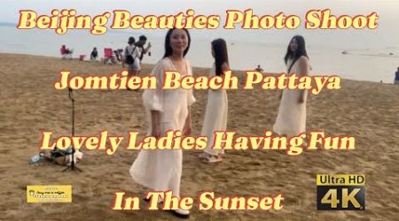 Chinese TiK Tok Queens Hit Jomtien Beach Pattaya | Hot Ladies Video Shoot With Farang ,Low Season