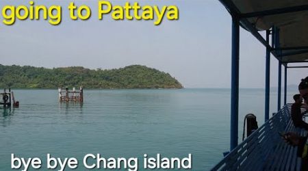 we are going back to pattaya from Chang island by ferry #travel #pattaya #kohchang #ferry #sea