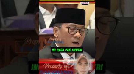 Nah ini baru mentri. #fakta #politik #indonesia #prabowo #beritaterkini #jokowi #viralvideo #popular