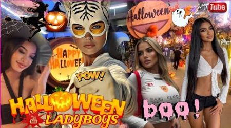 Halloween Ladyboys of Bangkok &amp; Pattaya Thailand 2024 Nightlife Nanaplaza Sukhumvit Travel Vlog 