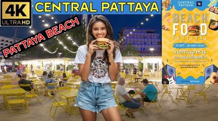 Pattaya Beach Sunset and Central Pattaya Beach Food Festival 2024 Thailand