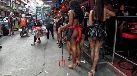 4K Soi 6 Pattaya Hallowen 31.October 2024 red light district sexy lady Thailand search handsome men