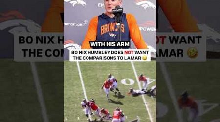 Bo Nix Does NOT Want Comparison to Lamar Jackson 