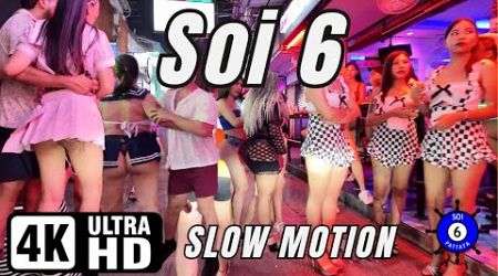 Soi 6 | Pattaya | Slow Motion | 13-10-2024 | 4K Ultra HD 60FPS