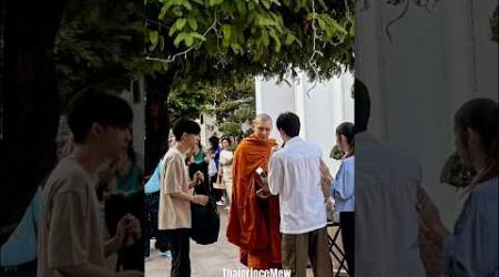 Phra Mew today in the monastery #mewsuppasit #mewtul #popular #trending #love #mewlions