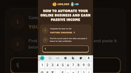 How to Automate Your Online Business and Earn Passive Income | memefi new video code