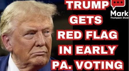 Early Voting: Trump Lagging in Usually Reliable GOP Pennsylvania Voting Block 11/1/24