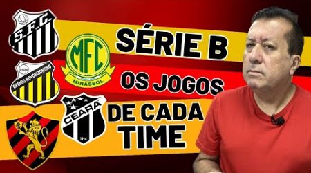 SÉRIE B! OS JOGOS DE CADA TIME: SANTOS, NOVORIZONTINO, SPORT, MIRASSOL E CEARÁ. QUEM SOBE?