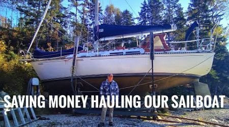 58 DIY How We Haul Our Sailboat At The End Of The Season