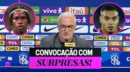 ENDRICK E NEYMAR FORA DA LISTA! CONFIRA A CONVOCAÇÃO E A COLETIVA DO TÉCNICO DORIVAL JR