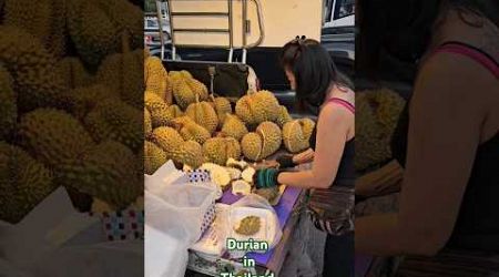 Durian in Thailand #durian #thailand #fruits #food