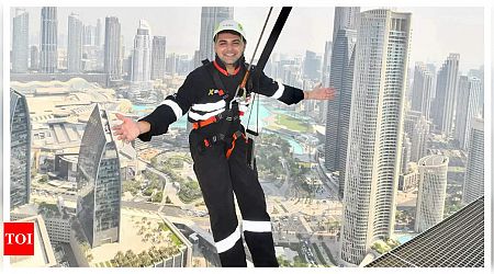 Exclusive - Ghum Hai Kisikey Pyaar Meiin fame Vihan Verma unleashes his adventurous side as he enjoys Edge Walk in Dubai; see pics