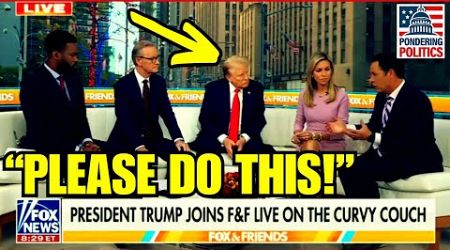 MAGA Fox Hosts NERVOUSLY BEG Trump to Change Course On Air!