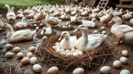 Harvest Duck Eggs - Effective Duck Egg Business - Duck Farming.