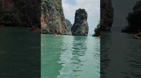 Kayaking at Hong Island. On trip from Phuket, Thailand #phuket #Thailand #hongisland