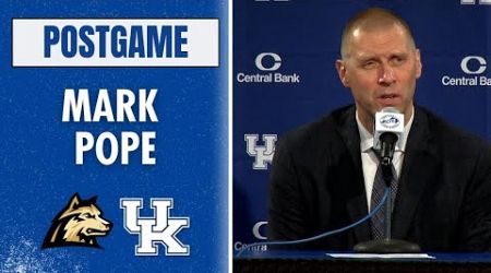 Mark Pope recaps Kentucky&#39;s 103-62 win over Wright State