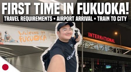 FIRST TIME in FUKUOKA, JAPAN! Travel Requirements, Airport Arrival &amp; Train to City | Ivan de Guzman