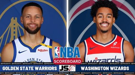 Golden State Warriors Vs Washington Wizards | NBA Live Play-By-Play Scoreboard 2024