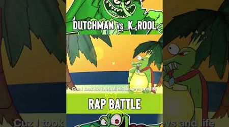 (Dutchman vs K. Rool) As I travel through the trough... #spongebob #rapbattle #hiphopmusic #cartoon