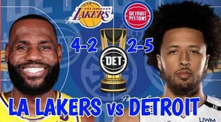 LA LAKERS vs DETROIT I NBA PLAY-BY-PLAY PLUS PLAYERS STATISTICS LIVE !!!