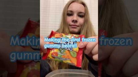 VIRAL frozen gummy trend ❄️