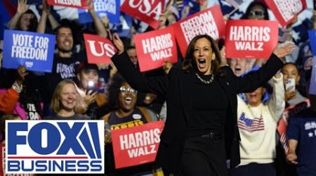 ‘CRINGEWORTHY’: The moment Harris&#39; PA rally turned awkward