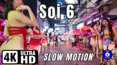 Soi 6 | Pattaya | Slow Motion | 15-10-2024 | 4K Ultra HD 60FPS