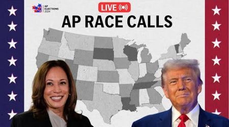 Election results LIVE: AP race calls, electoral map, Trump and Harris HQ