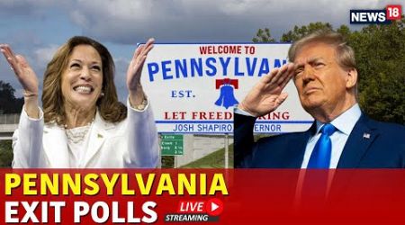 Pennsylvania Exit Polls Live | Pennsylvania Election Results Live | Trump Vs Kamala | US Elections