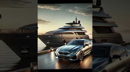 Luxury on Land and Sea: BMW and Yacht Lifestyle&quot; #shorts