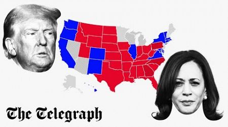 LIVE MAP: US Election Results 2024 - Trump vs Harris