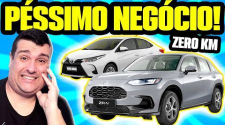 DESAVISADO ou BURRO? CARROS que NINGUÉM DEVERIA COMPRAR ZERO KM! E QUAIS AS MELHORES ESCOLHAS?