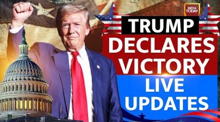 Donald Trump Victory Speech LIVE | US Election Result Latest Updates LIVE | USA Election