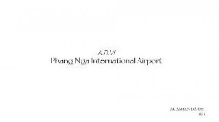 Architectural Design VI: Phang Nga International Airport