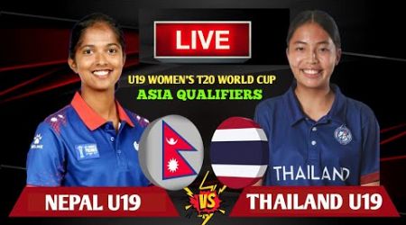 Nepal vs Thailand | Icc U19 Women&#39;s T20 World Cup Asia Qualifiers Live Scores &amp; Commentary |Cricfoot