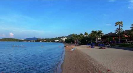 Capturing Bophut Beach Coastline Before Sunset | Breathtaking Drone Views