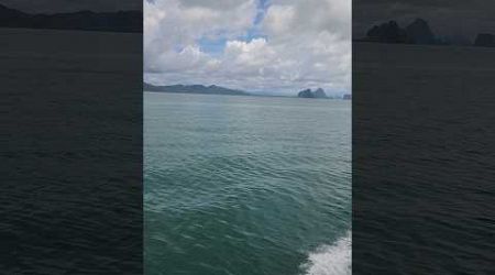 Thailand Phuket Vlog, James bond Island #shorts #ytshorts boat ride to the island