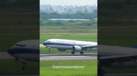 CHINA SOUTHERN AIRLINES B737MAX8 landing at Bangkok Airport #shorts #aviation #plane #b737 #bangkok